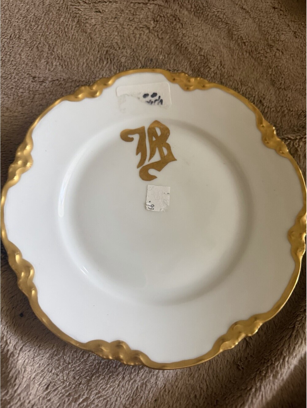 5 Haviland 6 " Gold Rimmed Plates